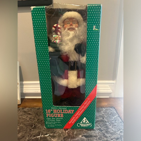 Vintage 16” Santa by Christmas Family plays your favorite Christmas tunes. - Picture 1 of 5